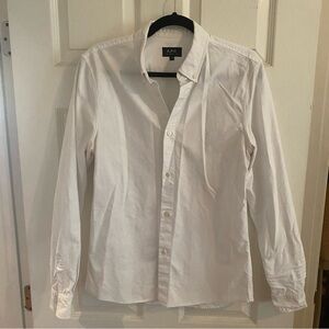 A.P.C. White button down shirt